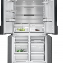 Siemens KF96NAXEA iQ500 MultiDoor 183 x 91 cm Kolay temizlenebilir siyah inoks