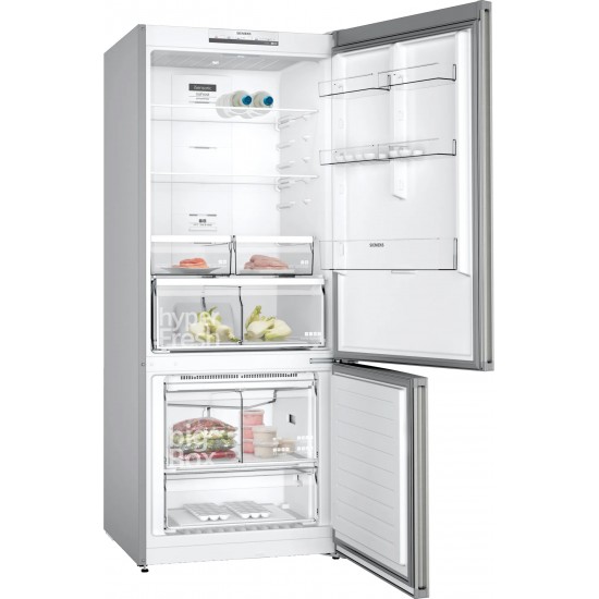 Siemens KG76NVIE0N iQ300 Alttan Donduruculu Buzdolabı 186 x 75 cm Kolay temizlenebilir Inox Siemens KG76NVIE0N iQ300 Alttan Donduruculu Buzdolabı 186 x 75 cm Kolay temizlenebilir Inox