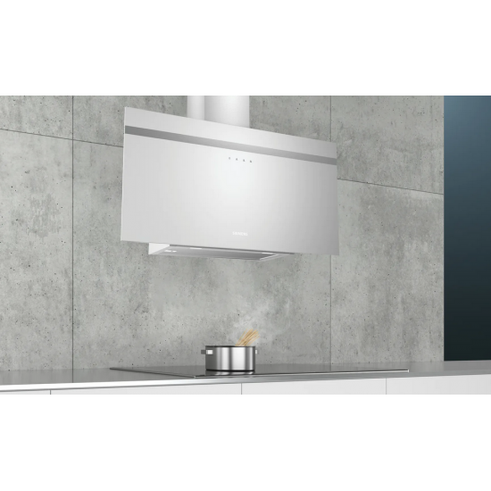 Siemens LC95FCJ20T  iQ300 Duvar Tipi Davlumbaz 90 cm Beyaz Cam Yüzey 