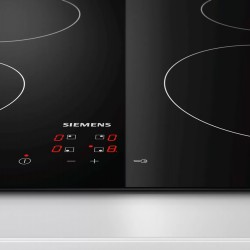 Siemens ET611HE17E iQ100 Elektrikli Ocak siyah, surface mount without frame