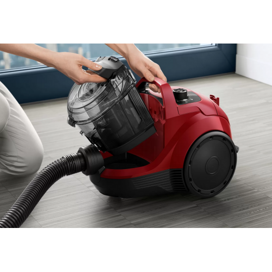 Siemens VSX21A300 iQ300 Toz torbasız Süpürge Kırmızı Siemens VSX21A300 iQ300 Toz torbasız Süpürge Kırmızı