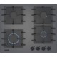 Siemens EN6B8NP40O iQ300 Gazlı Ocak 60 cm Sert cam