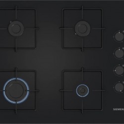 Siemens EO7C6PP30O iQ300 Gazlı Ocak 67 cm Sert cam, Siyah