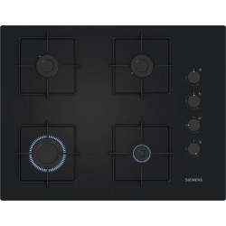 Siemens EO7C6PP30O iQ300 Gazlı Ocak 67 cm Sert cam, Siyah