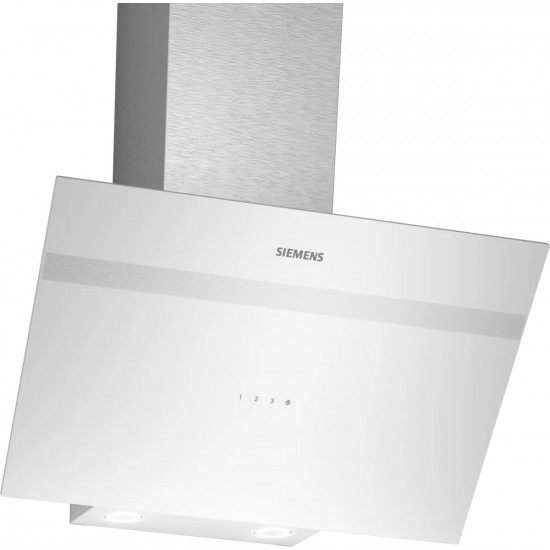 Siemens LC64KPJ20T iQ100 Duvar Tipi Davlumbaz 60 cm Beyaz Cam Yüzey, Beyaz Siemens LC64KPJ20T iQ100 Duvar Tipi Davlumbaz 60 cm Beyaz Cam Yüzey, Beyaz