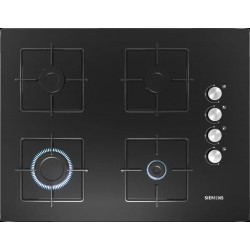 Siemens EO7C6PO12O iQ300 Gazlı Ocak 67 cm Sert cam, Siyah