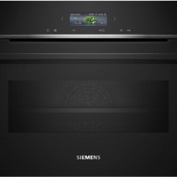Siemens CM724G1B1 iQ700 Mikrodalga Fonksiyonlu Kompakt Ankastre Fırın 60 x 45 cm Siyah