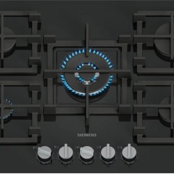 Siemens EP7A6QI40O iQ500 Gazlı Ocak 75 cm Sert cam, Siyah