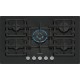 Siemens EP7A6QI40O iQ500 Gazlı Ocak 75 cm Sert cam, Siyah Siemens EP7A6QI40O iQ500 Gazlı Ocak 75 cm Sert cam, Siyah