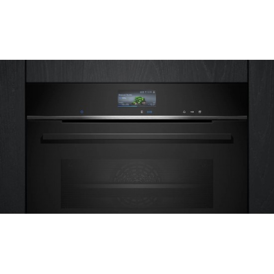 Siemens HS736G1B2 iQ700 Buharlı Ankastre Fırın 60 x 60 cm Siyah