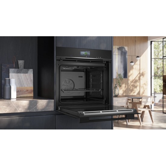 Siemens HS736G1B2 iQ700 Buharlı Ankastre Fırın 60 x 60 cm Siyah