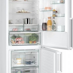 Siemens KG76NCWE0N iQ500 Alttan Donduruculu Buzdolabı 186 x 75 cm Beyaz