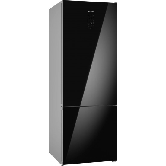 Siemens KG56NLBE0N iQ500 Alttan Donduruculu Buzdolabı 193 x 70 cm Siyah