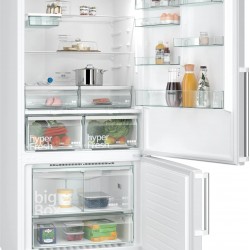 Siemens KG86NCWE0N iQ500 Alttan Donduruculu Buzdolabı 186 x 86 cm Beyaz