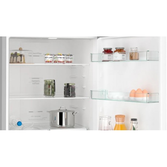 Siemens KG55NVIE0N iQ300 Alttan Donduruculu Buzdolabı 186 x 70 cm Kolay temizlenebilir Inox Siemens KG55NVIE0N iQ300 Alttan Donduruculu Buzdolabı 186 x 70 cm Kolay temizlenebilir Inox