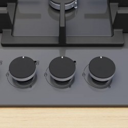 Siemens EN6B8NP40O iQ300 Gazlı Ocak 60 cm Sert cam