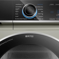 Siemens WQ45B2AXTR iQ700 Isı Pompalı Kurutma Makinesi 9 kg Gümüş