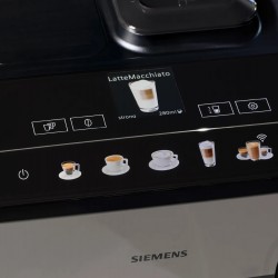 Siemens TP516RX3 Tam Otomatik Kahve Makinesi EQ500 classic connect Paslanmaz çelik, Siyah, Çıkarılabilir su tankı