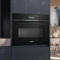Siemens CM724G1B1 iQ700 Mikrodalga Fonksiyonlu Kompakt Ankastre Fırın 60 x 45 cm Siyah