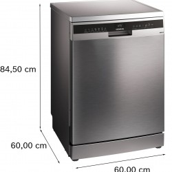 Siemens SN23II62MT iQ300 Solo Bulaşık Makinesi 60 cm Fırçalanmış çelik parmak izi tutmaz