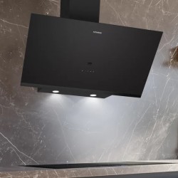 Siemens LC97KPJ60T  iQ300 Duvar Tipi Davlumbaz 90 cm Siyah Cam