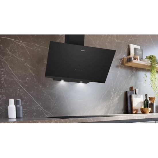 Siemens LC97KPJ60T  iQ300 Duvar Tipi Davlumbaz 90 cm Siyah Cam