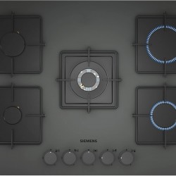 Siemens EN7B8QP30O iQ300 Gazlı Ocak 75 cm Sert cam, Antrasit gri