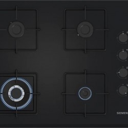 Siemens EO7C6HP30O iQ100 Gazlı Ocak 60 cm Sert cam, Siyah