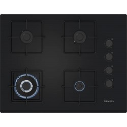 Siemens EO7C6HP30O iQ100 Gazlı Ocak 60 cm Sert cam, Siyah