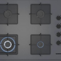 Siemens EO7C8HP30O iQ100 Gazlı Ocak 67 cm Sert cam,Gri