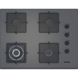 Siemens EO7C8HP30O iQ100 Gazlı Ocak 67 cm Sert cam,Gri