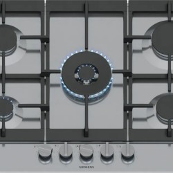 Siemens EC7A5RI90 iQ500 Gazlı Ocak 75 cm Paslanmaz çelik