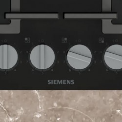 Siemens EP6A6HI40O iQ500 Gazlı Ocak 60 cm Sert cam Siyah