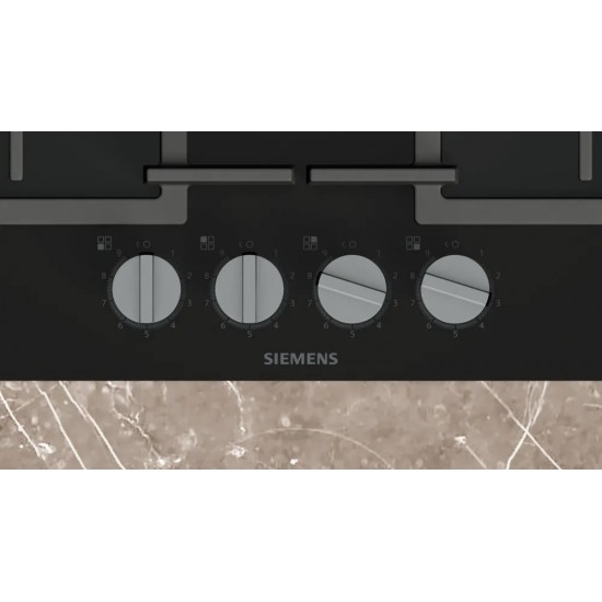Siemens EP6A6HI40O iQ500 Gazlı Ocak 60 cm Sert cam Siyah Siemens EP6A6HI40O iQ500 Gazlı Ocak 60 cm Sert cam Siyah