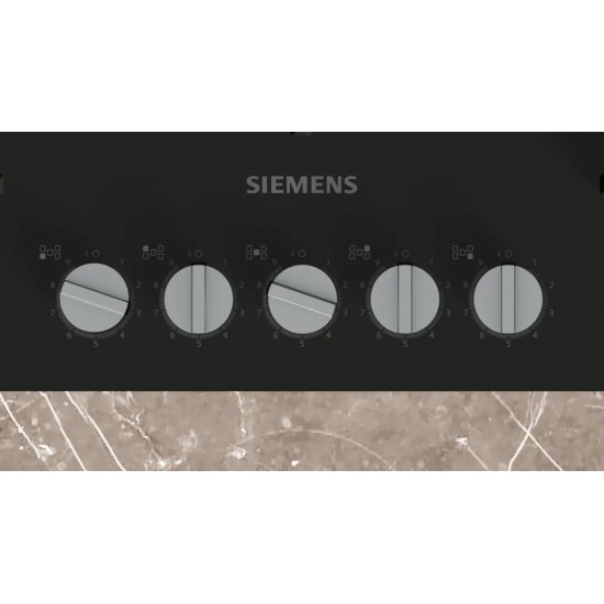 Siemens EP9A6QI40 iQ500 Gazlı Ocak 90 cm Sert cam, Siyah Siemens EP9A6QI40 iQ500 Gazlı Ocak 90 cm Sert cam, Siyah