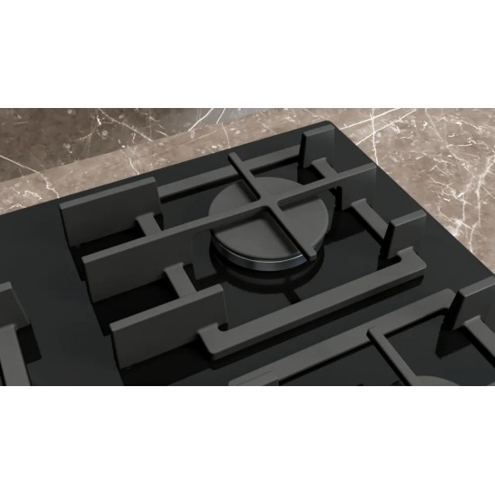 Siemens EP9A6QI40 iQ500 Gazlı Ocak 90 cm Sert cam, Siyah Siemens EP9A6QI40 iQ500 Gazlı Ocak 90 cm Sert cam, Siyah
