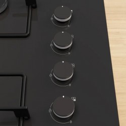 Siemens EO7C6PP30O iQ300 Gazlı Ocak 67 cm Sert cam, Siyah