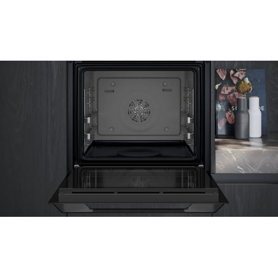 Siemens HJ852GYB0T iQ500 Ankastre Fırın 60 x 60 cm Siyah Siemens HJ852GYB0T iQ500 Ankastre Fırın 60 x 60 cm Siyah