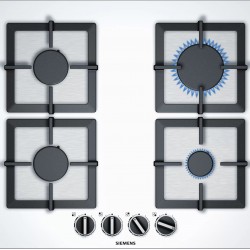 Siemens EP6A2PB20O iQ500 Gazlı Ocak 60 cm Sert cam, Beyaz