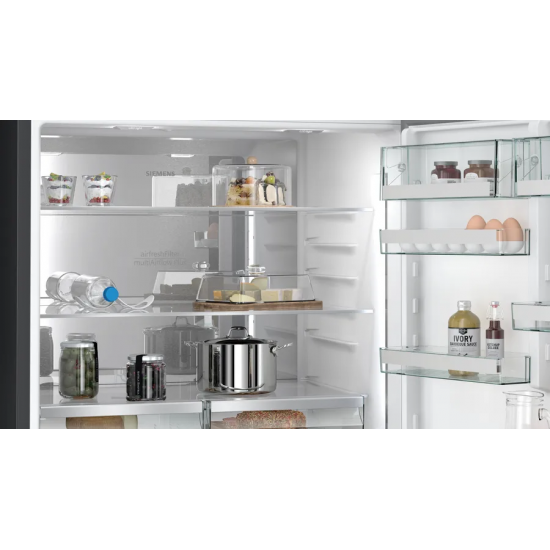 Siemens KG86PAXB0N iQ700 Alttan Donduruculu Buzdolabı 186 x 86 cm BlackSteel Siemens KG86PAXB0N iQ700 Alttan Donduruculu Buzdolabı 186 x 86 cm BlackSteel